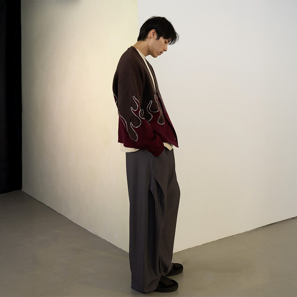 火焰針織開襟衫 FLAME CARDIGAN
