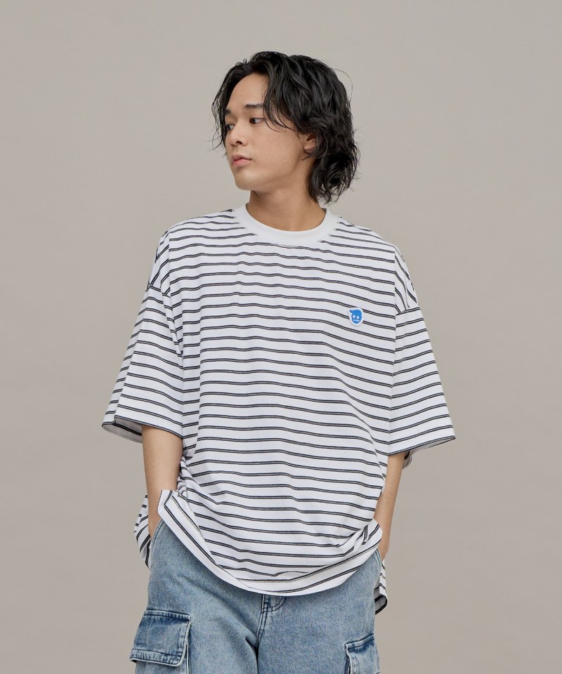 PLN0031-241 小P社長-條紋短袖TEE