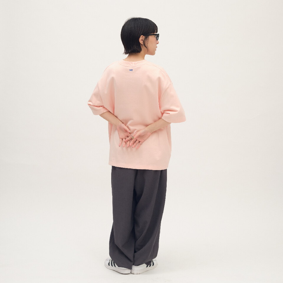 PLAIN刺繡口袋TEE