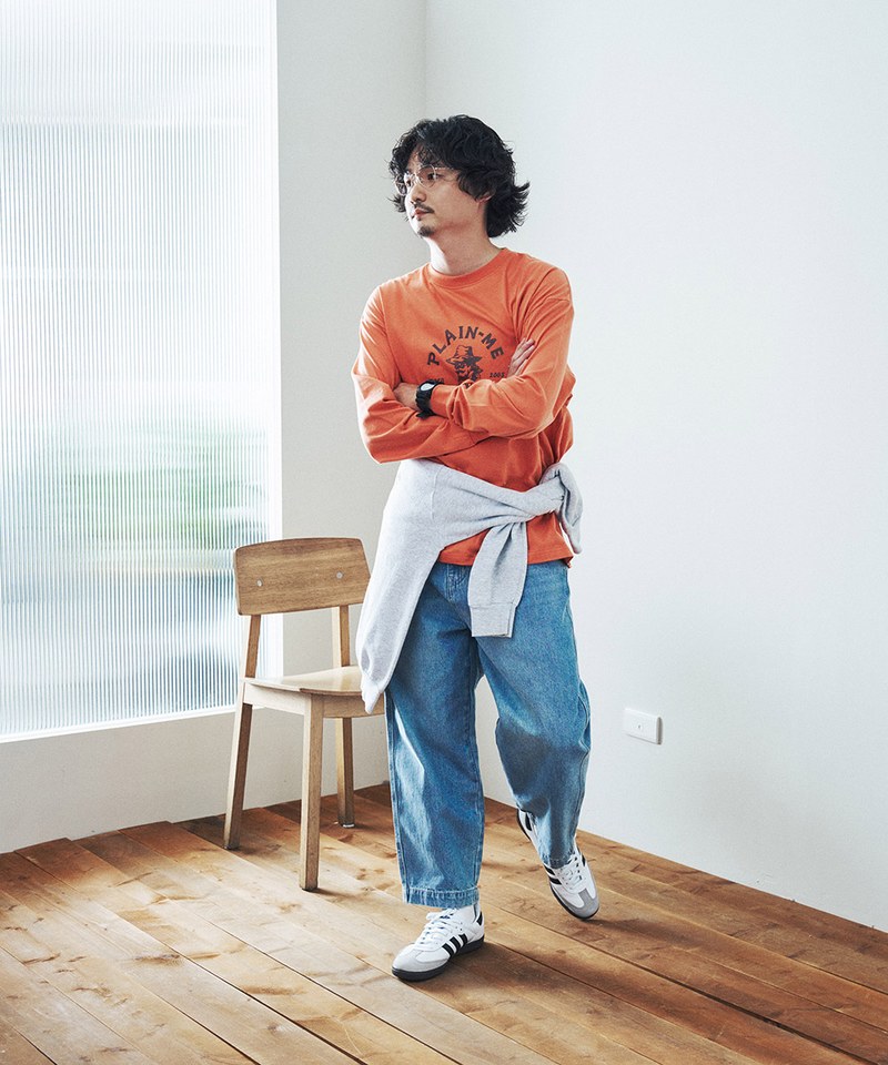 HERO Classic logo長袖TEE