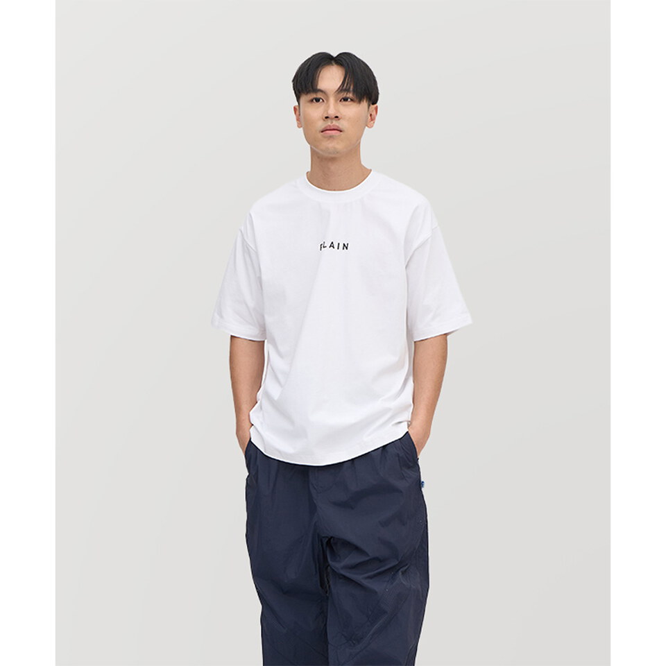 PLN0131 PLAIN多色logo短TEE