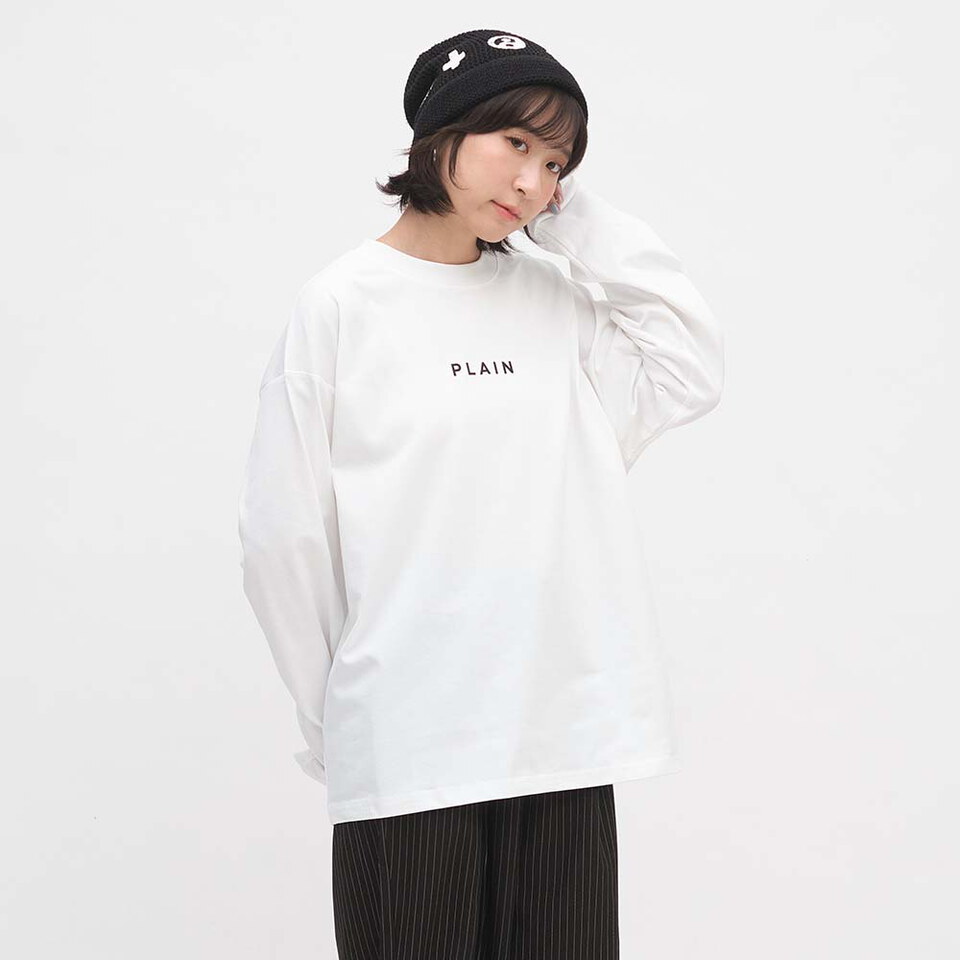PLAIN Logo秋冬長袖TEE