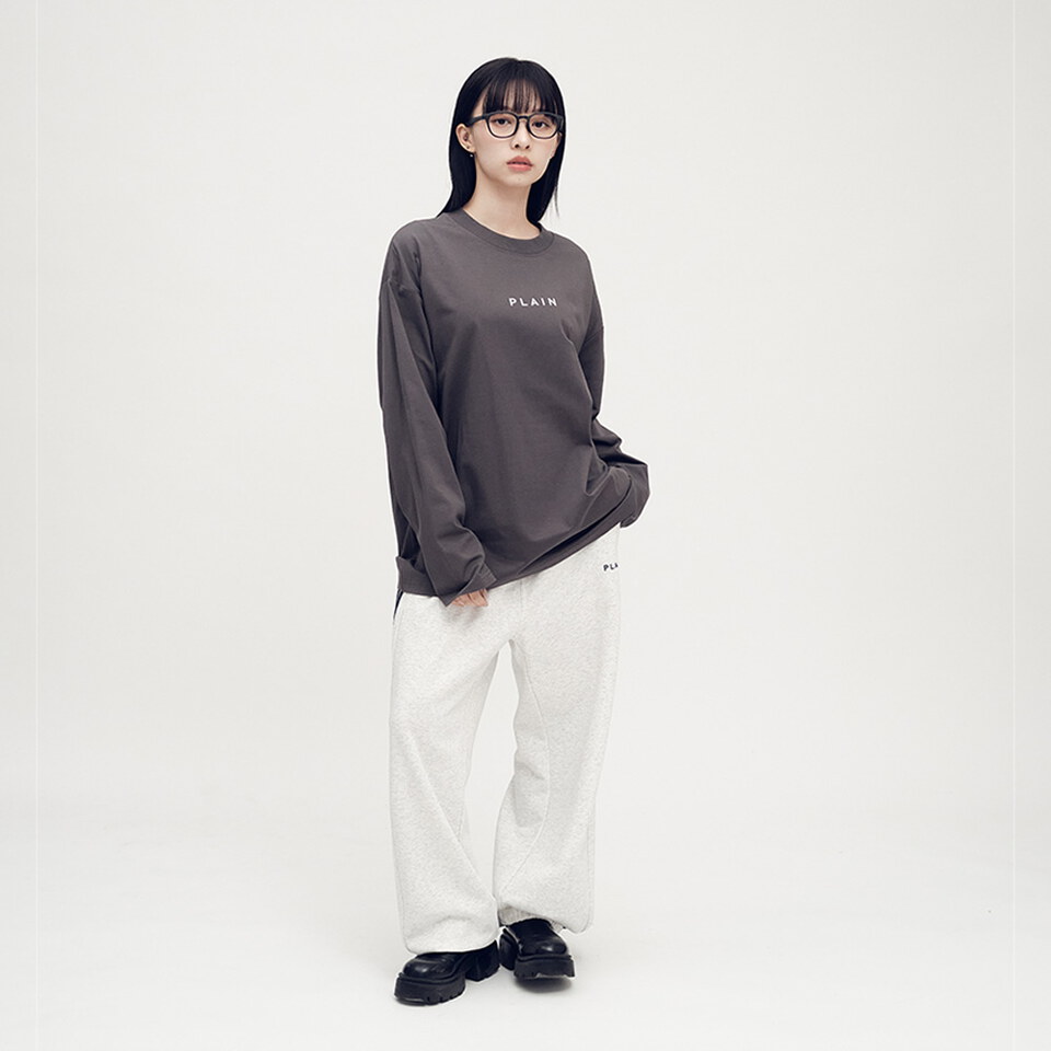 PLAIN Logo秋冬長袖TEE