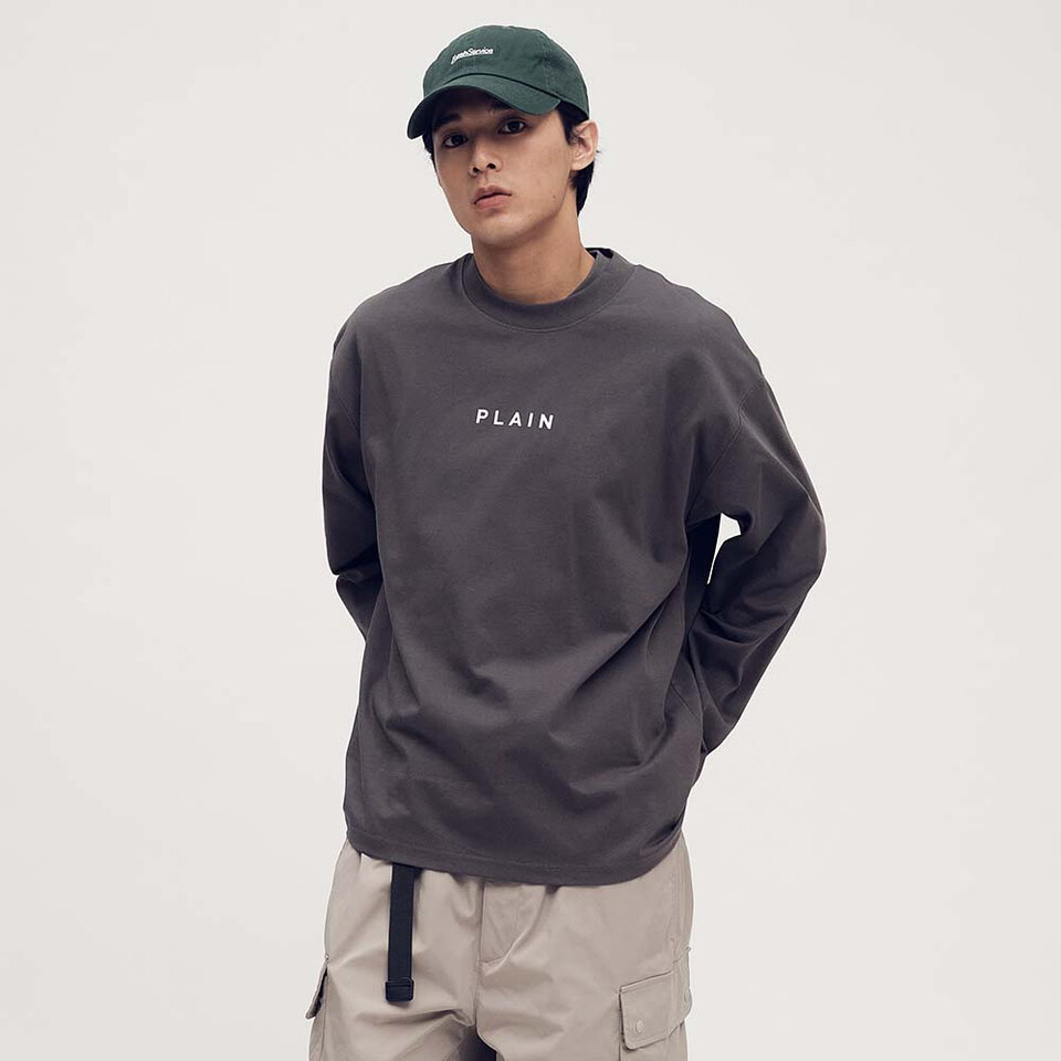 PLAIN Logo秋冬長袖TEE