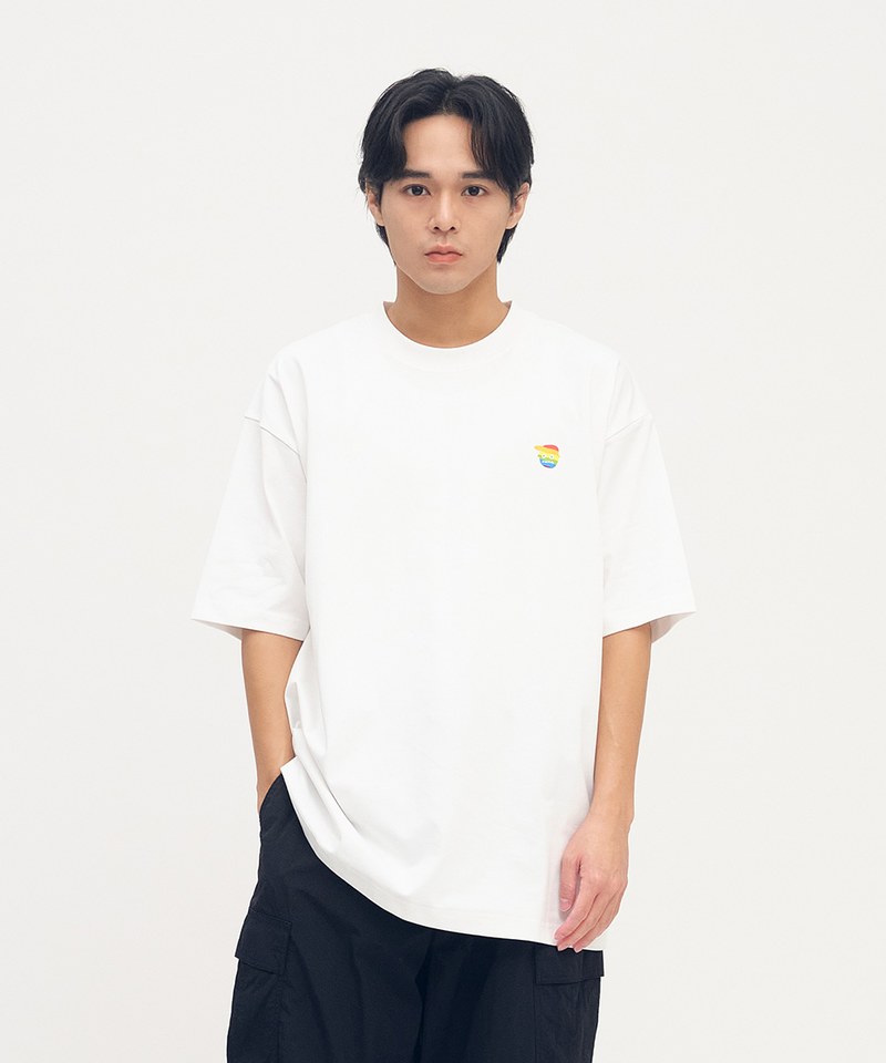 PLN0145-252 小P社長彩虹版短TEE