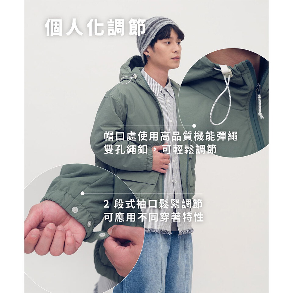 YOBI秋冬鋪棉連帽外套