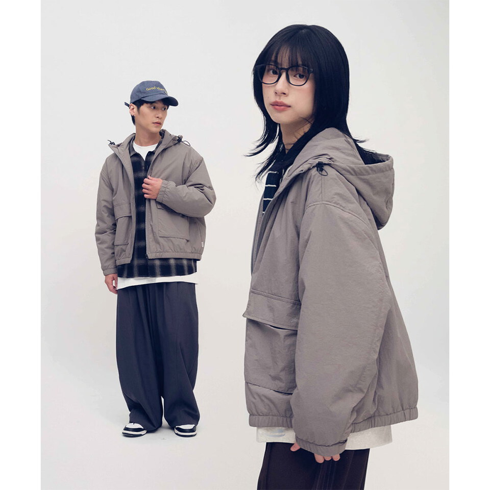 YOBI秋冬鋪棉連帽外套