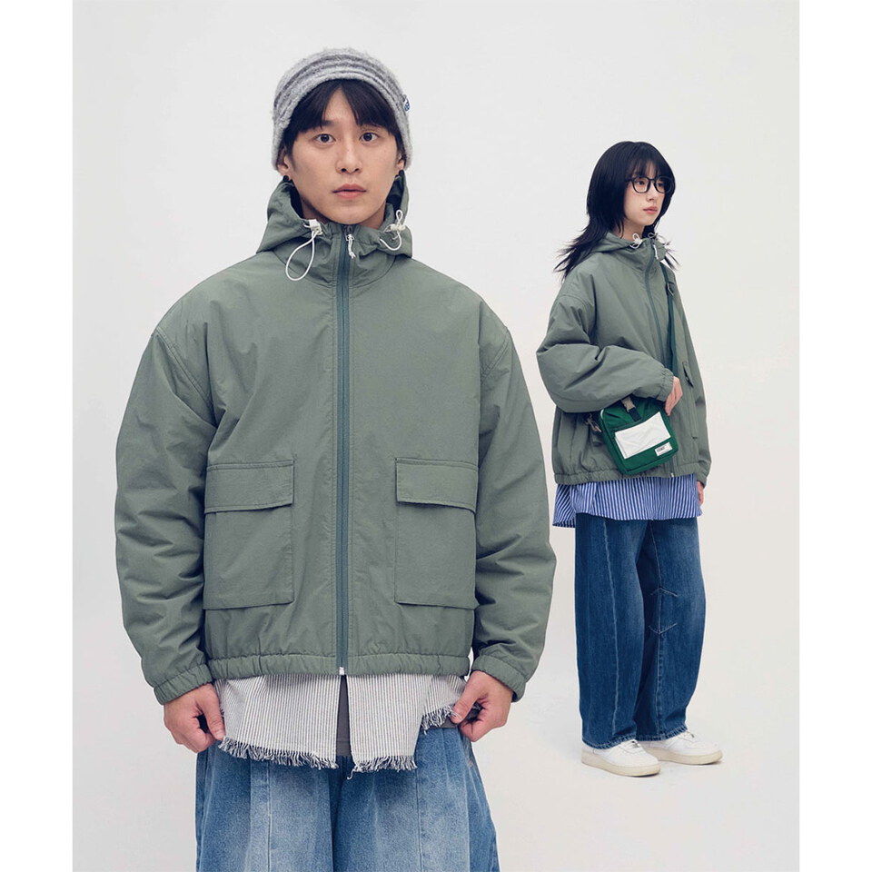 YOBI秋冬鋪棉連帽外套