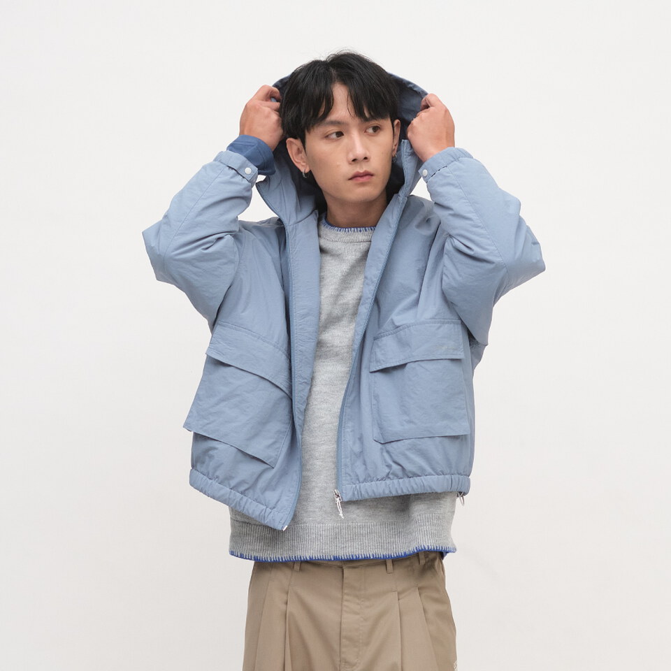 YOBI秋冬鋪棉連帽外套