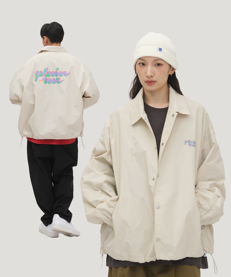 PLN1178-251 蛇年視覺OVERSIZE教練外套