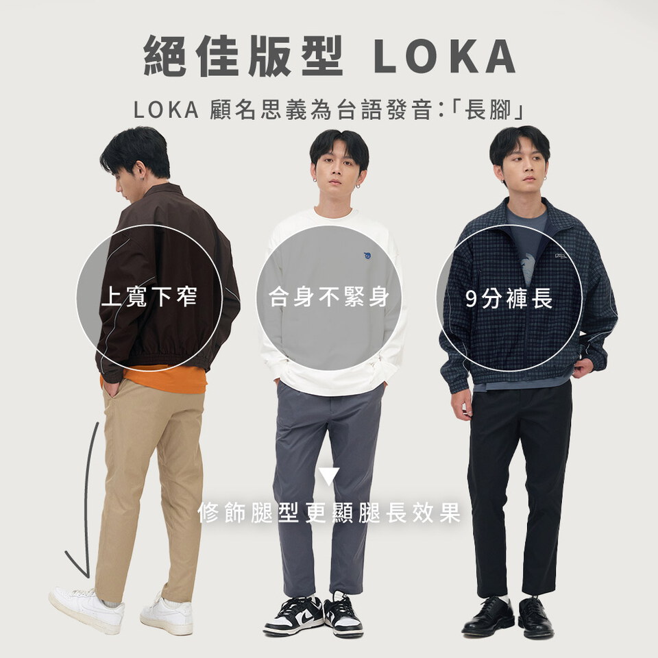 LOKA吸濕排汗防潑水機能神褲2.0