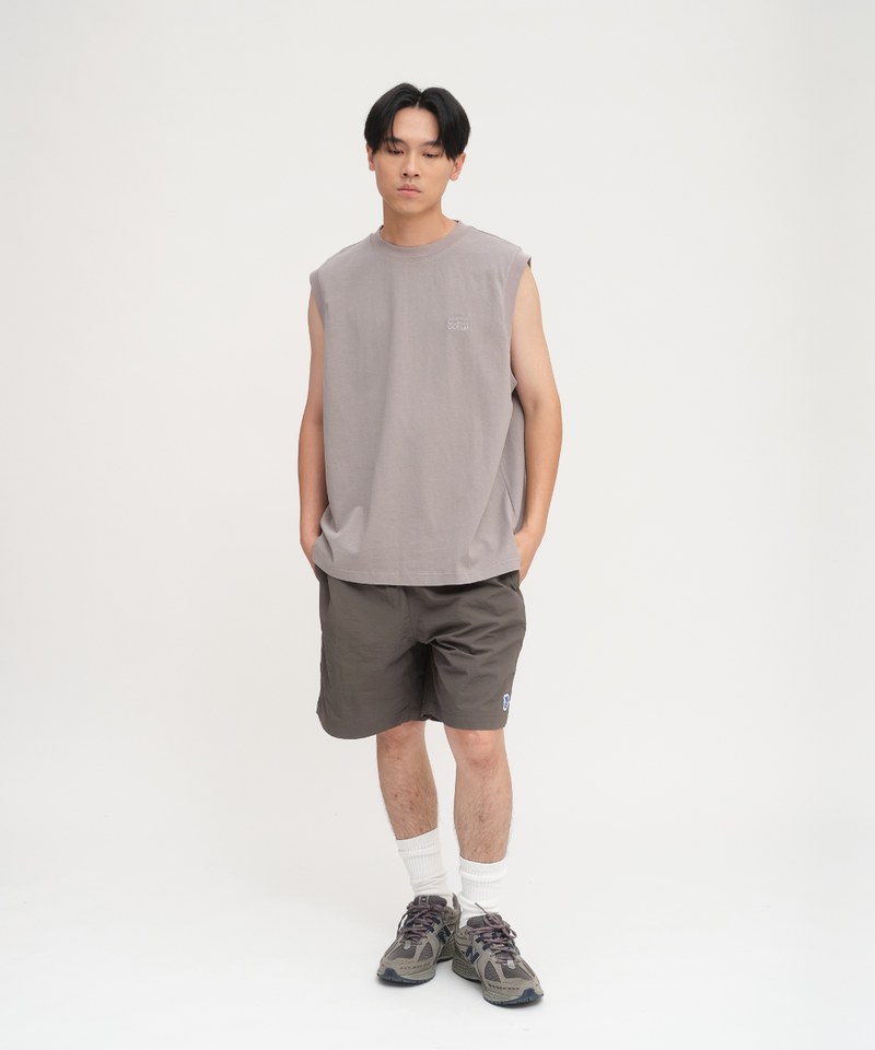 小P社長尼龍抽繩短褲