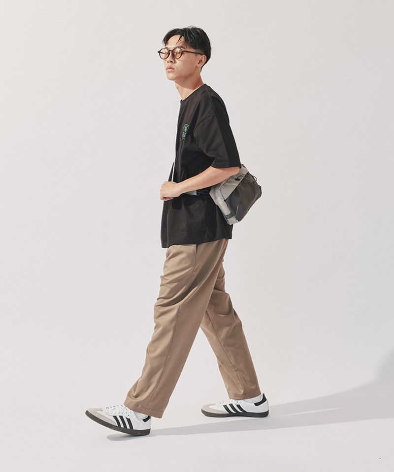 防潑水大容量拼接包