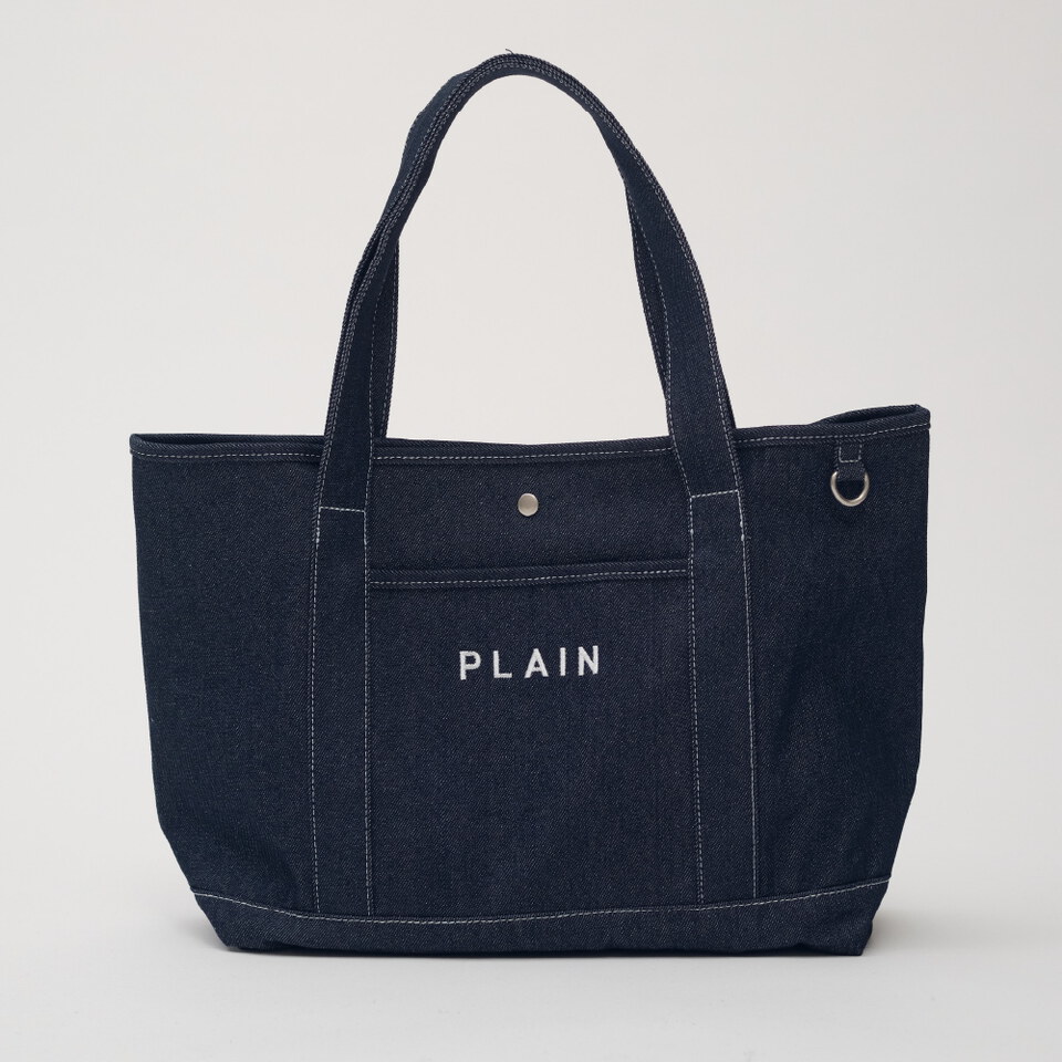 PLN3068-261 PLAIN 丹寧/帆布Tote包 (大)