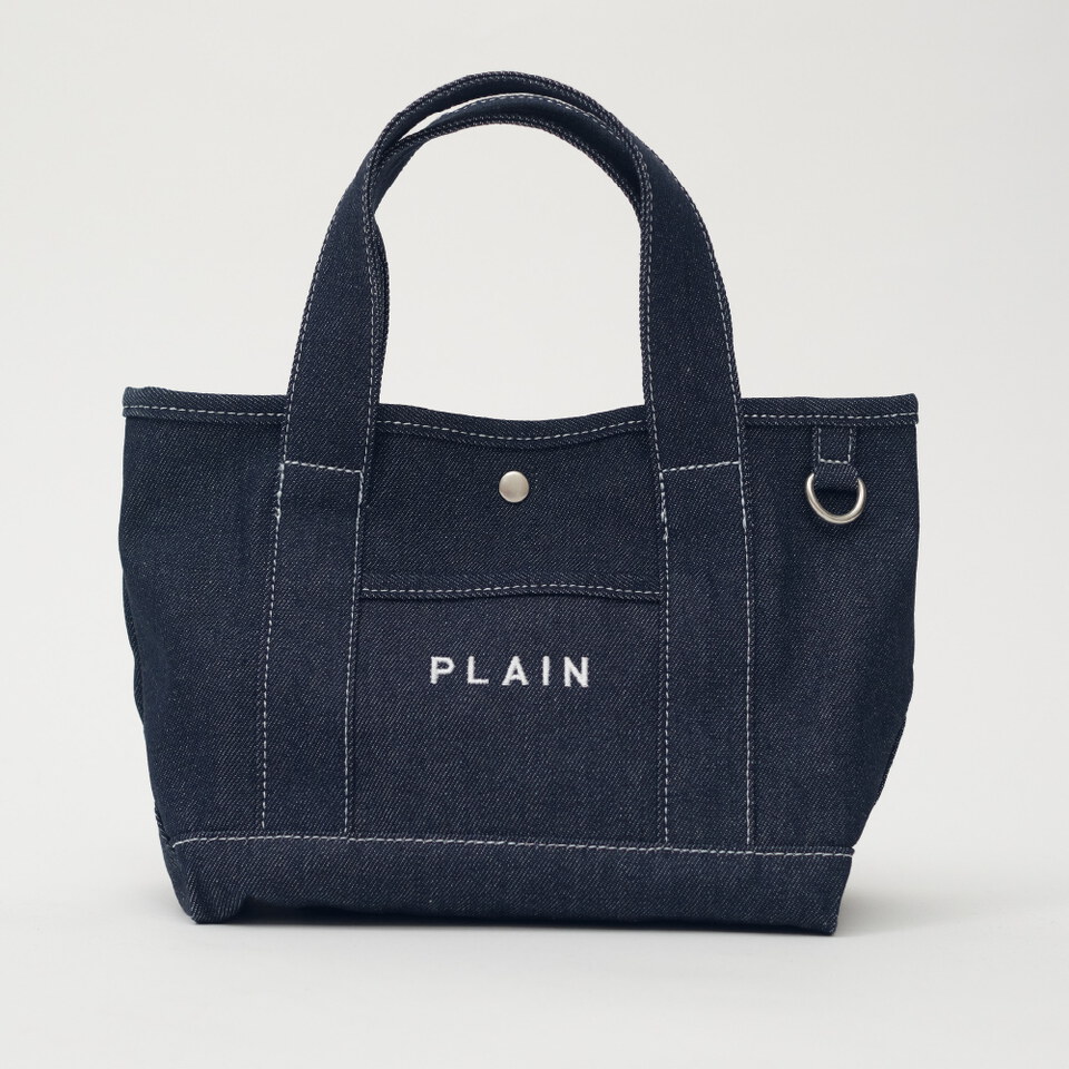 PLN3069-261 PLAIN 丹寧/帆布Tote包 (小)