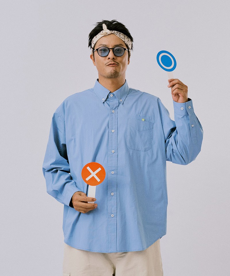 18 Logo Button Down襯衫