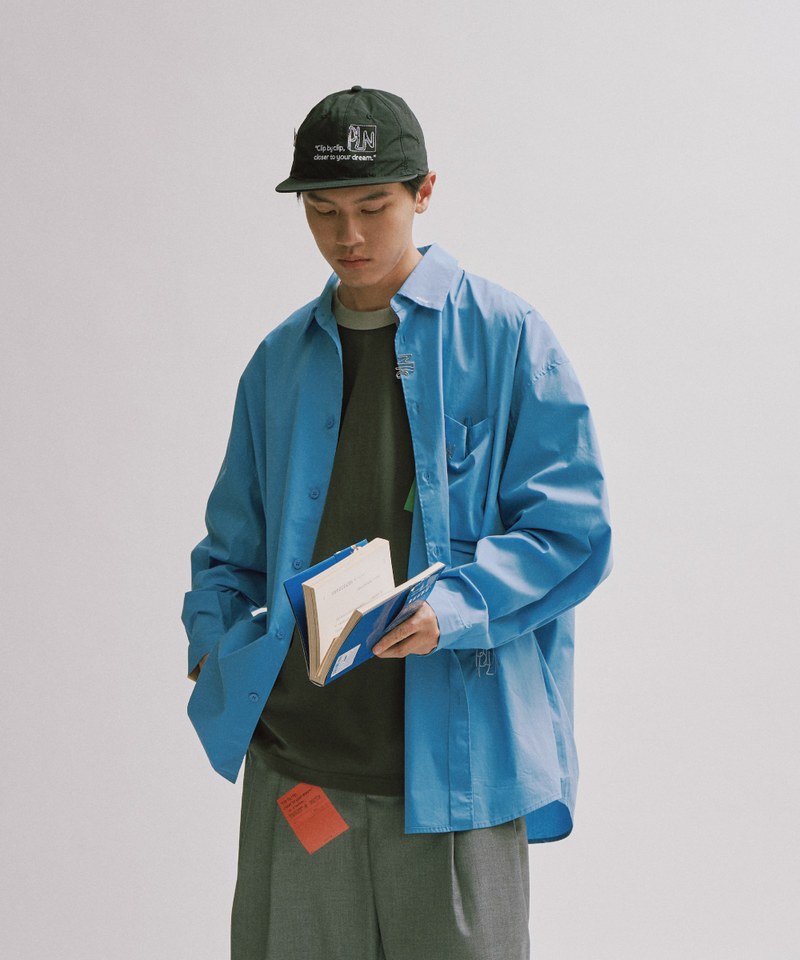 clip by clip OVERSIZE口袋襯衫