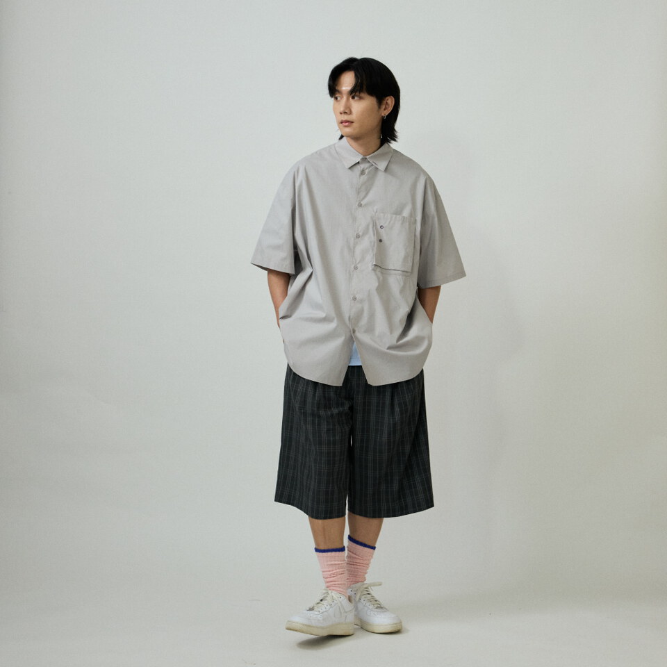 clip by clip OVERSIZE短袖襯衫