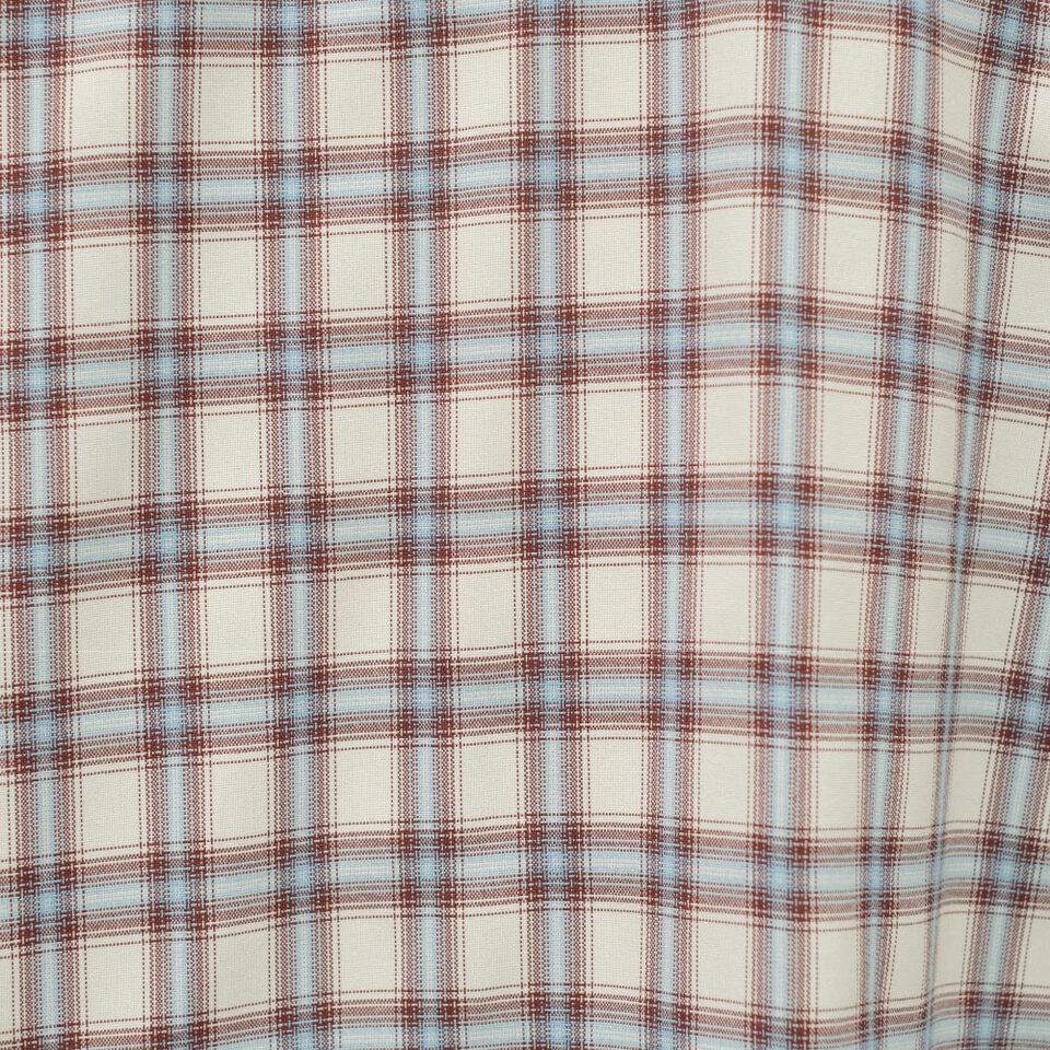 PLAIN刺繡格紋口袋襯衫