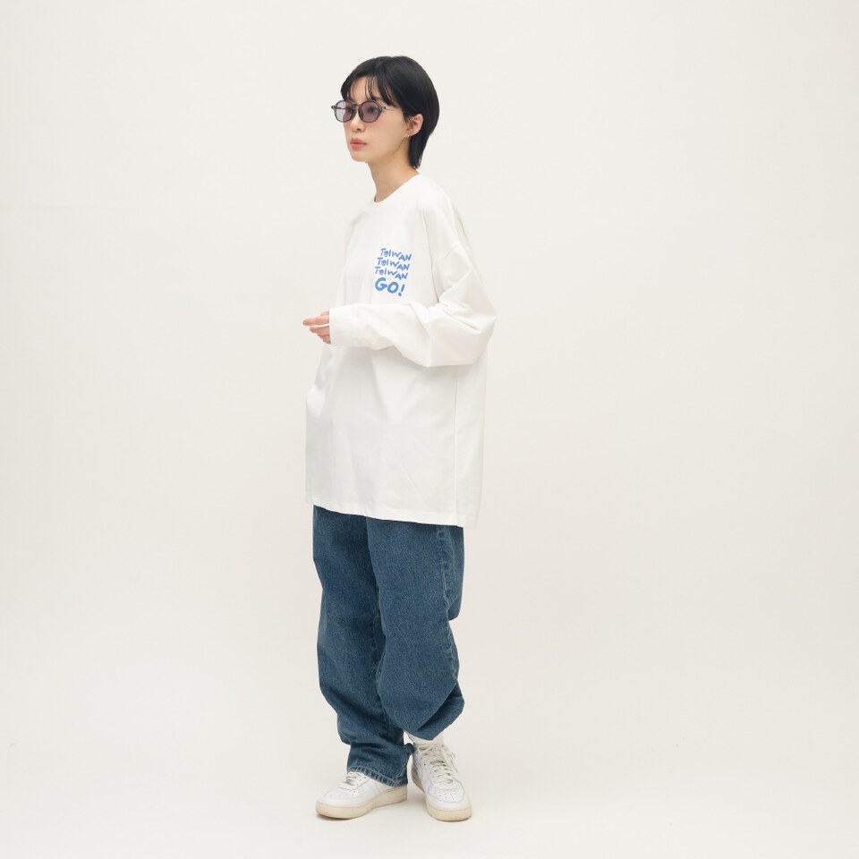 小P社長TAIWAN長袖TEE