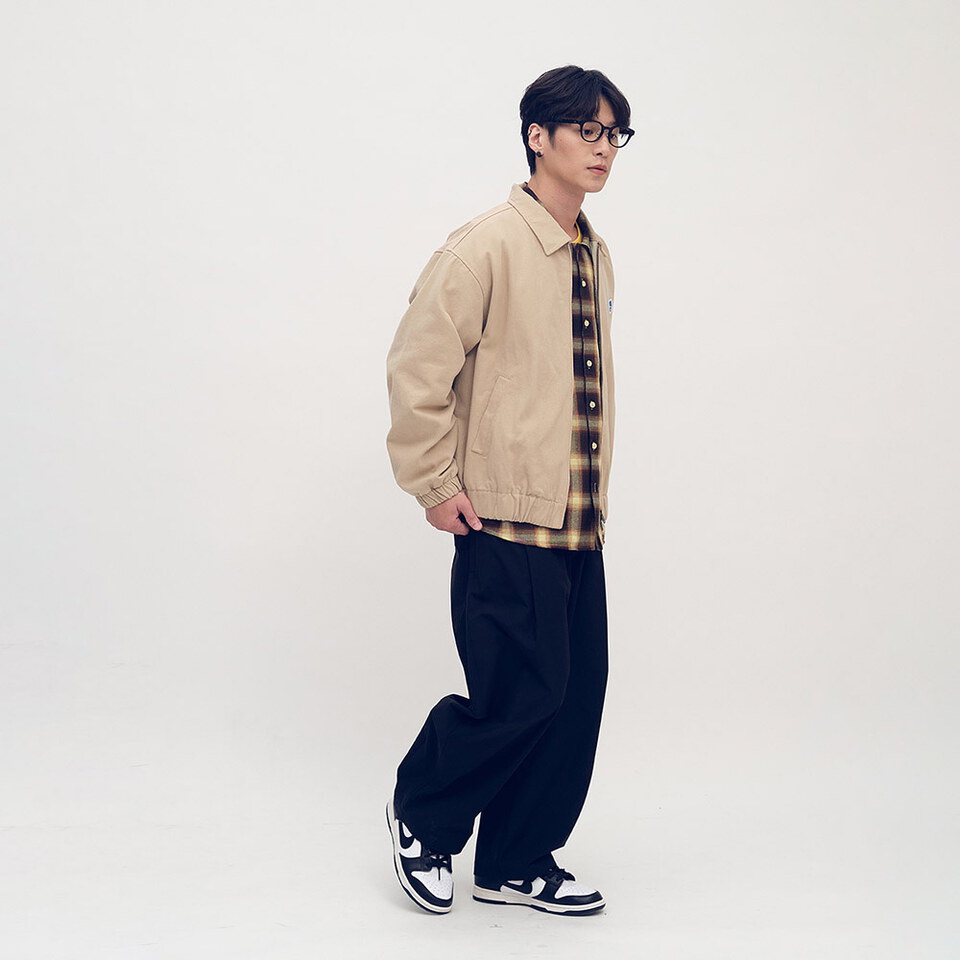小P社長斜紋教練外套