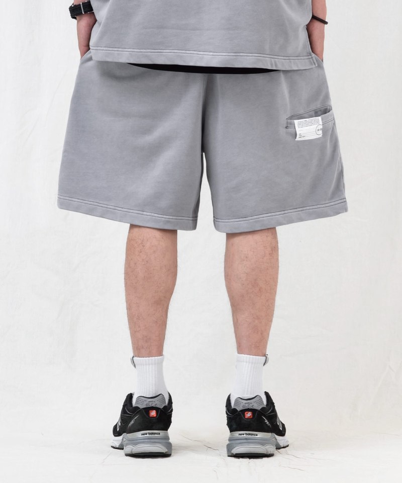 水洗寬版套裝短褲 WASHED FRENCH TERRY SHORTS