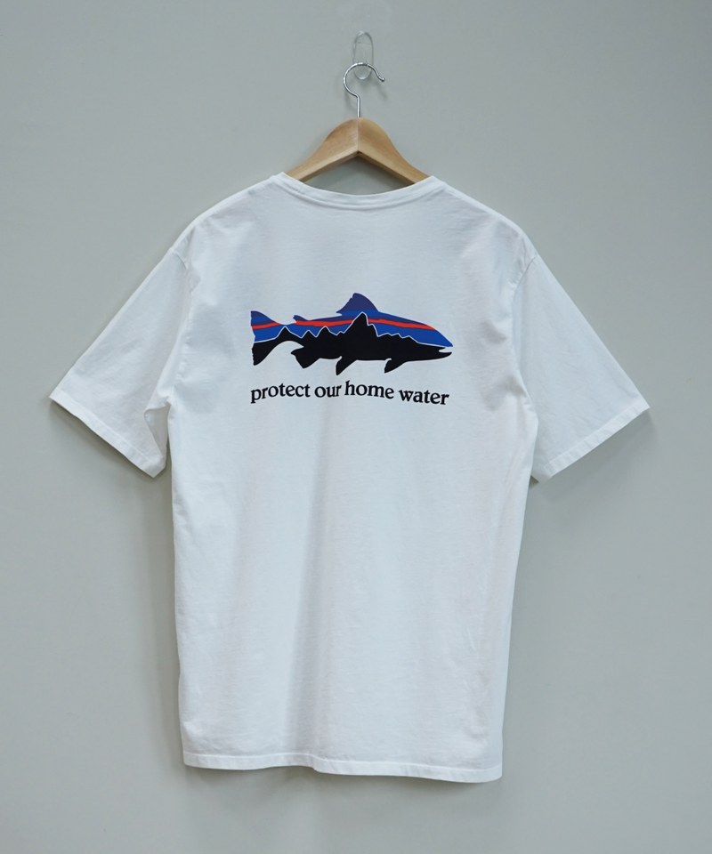 37547 短袖圖TEE M'S HOME WATER TROUT ORGANIC T-SHIRT