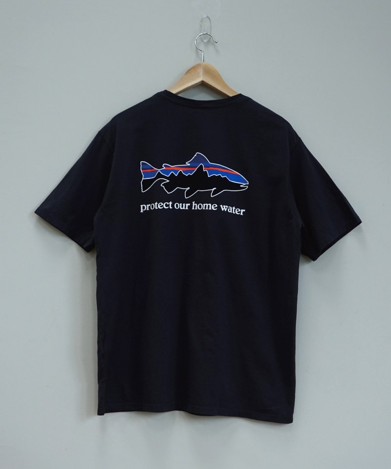 37547 短袖圖TEE M'S HOME WATER TROUT ORGANIC T-SHIRT