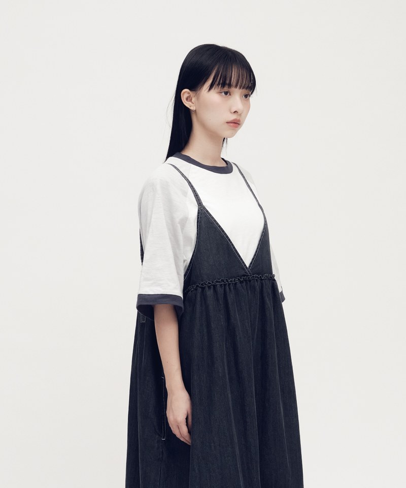 SAA0037-252 竹節棉拼色短袖TEE