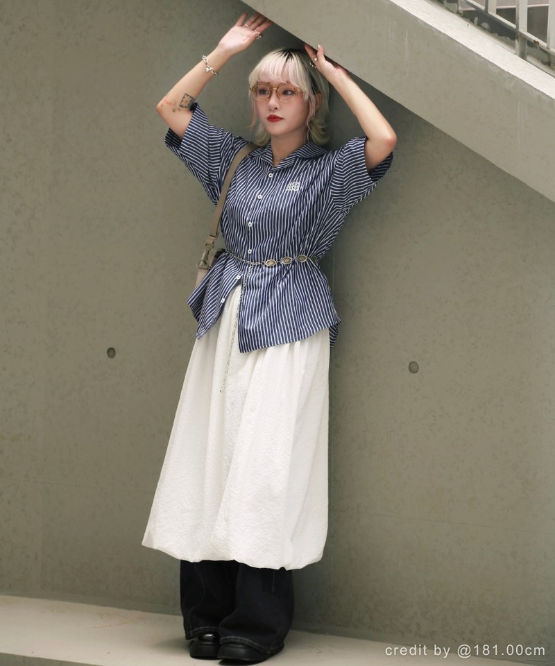 泡泡紗氣球裙