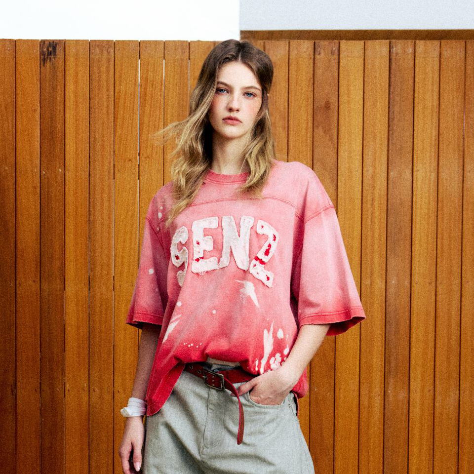 做舊短袖上衣 Drip Distressed Jersey SS