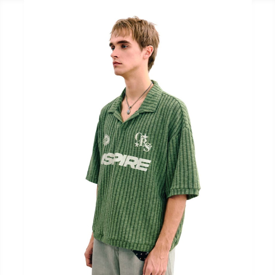短袖Polo衫 Stripe Knit Polo SS