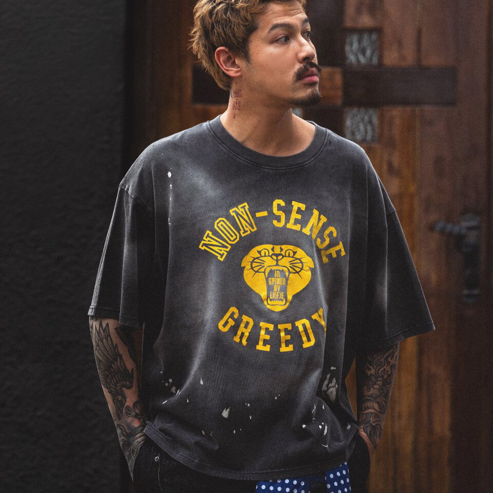 SNS0156-262 sense x Katol 聯名圖騰短Tee Wild Nonsense Splatter Tee