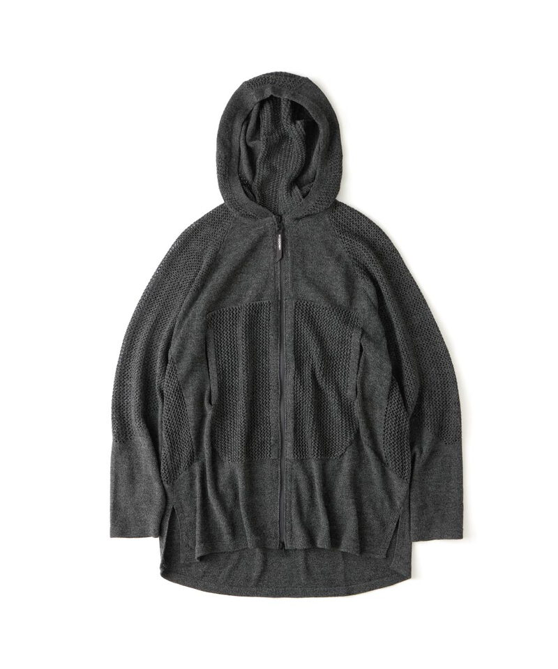 WDM1191-252 WISDOM 連帽針織外套 ZIP UP SWEATER HOODIE