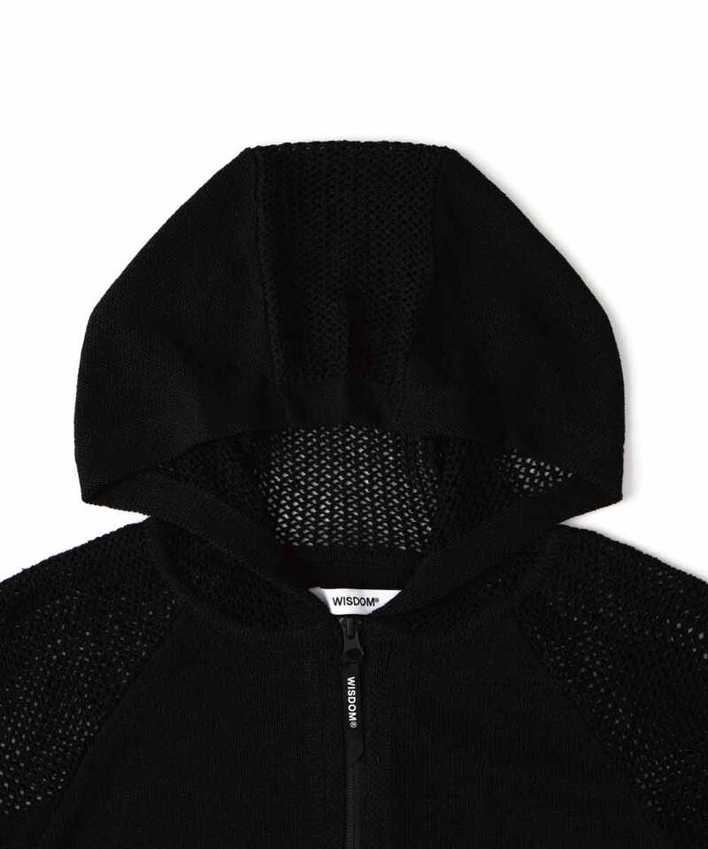 WISDOM 連帽針織外套 ZIP UP SWEATER HOODIE
