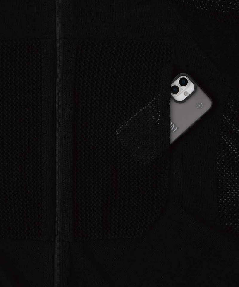 WISDOM 連帽針織外套 ZIP UP SWEATER HOODIE