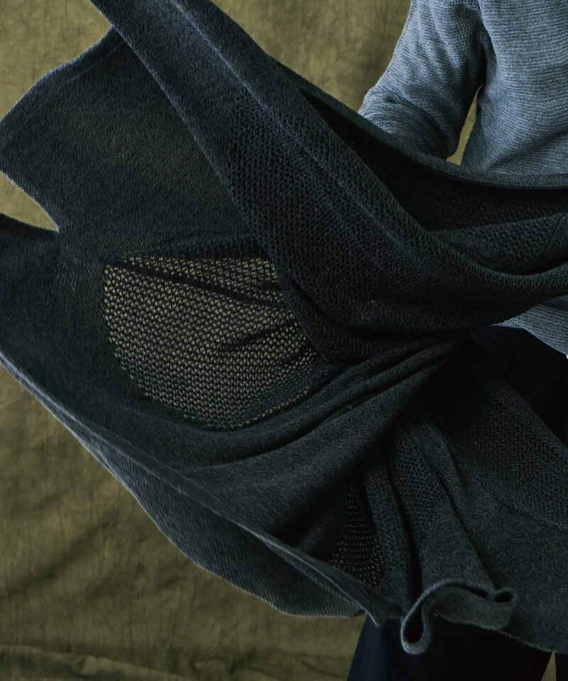 WISDOM 連帽針織外套 ZIP UP SWEATER HOODIE