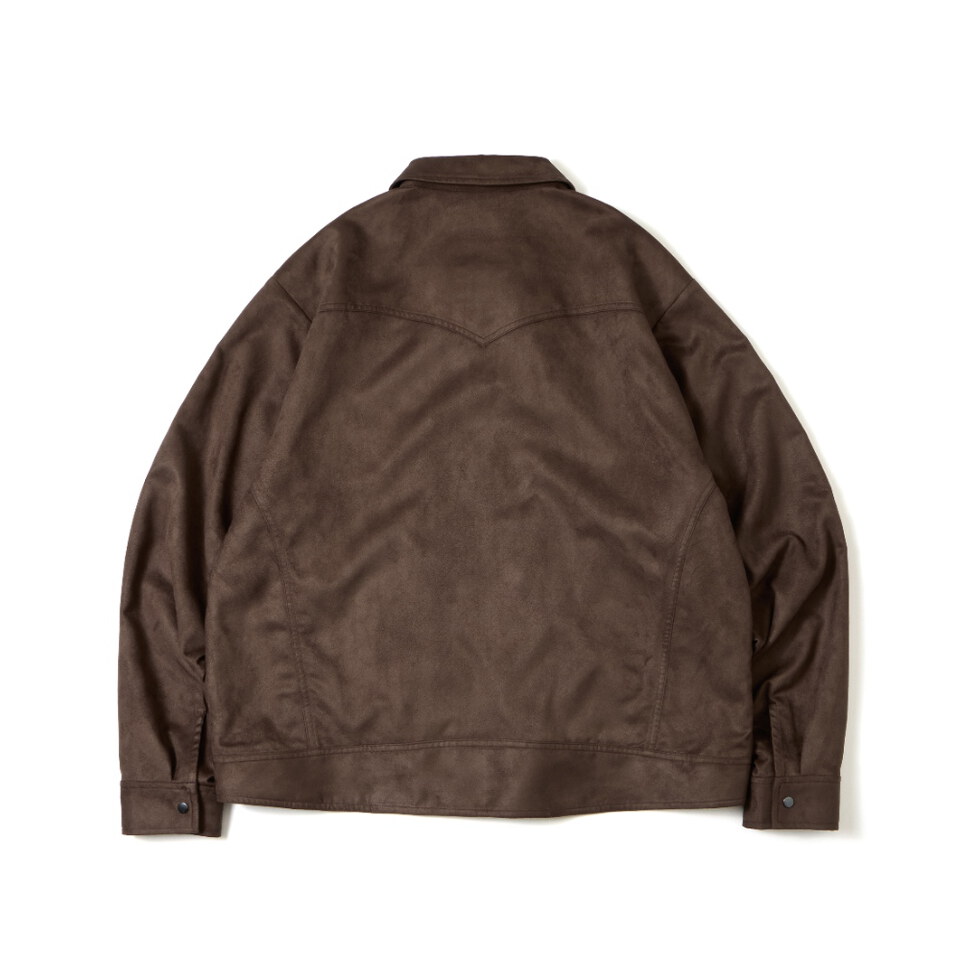 仿麂皮外套 FAUX SUEDE JACKET