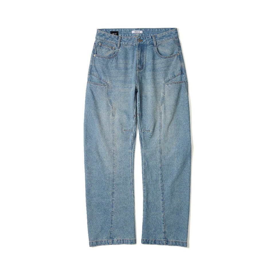 水洗丹寧長褲 VINTAGE LOOSE STRAIGHT JEANS