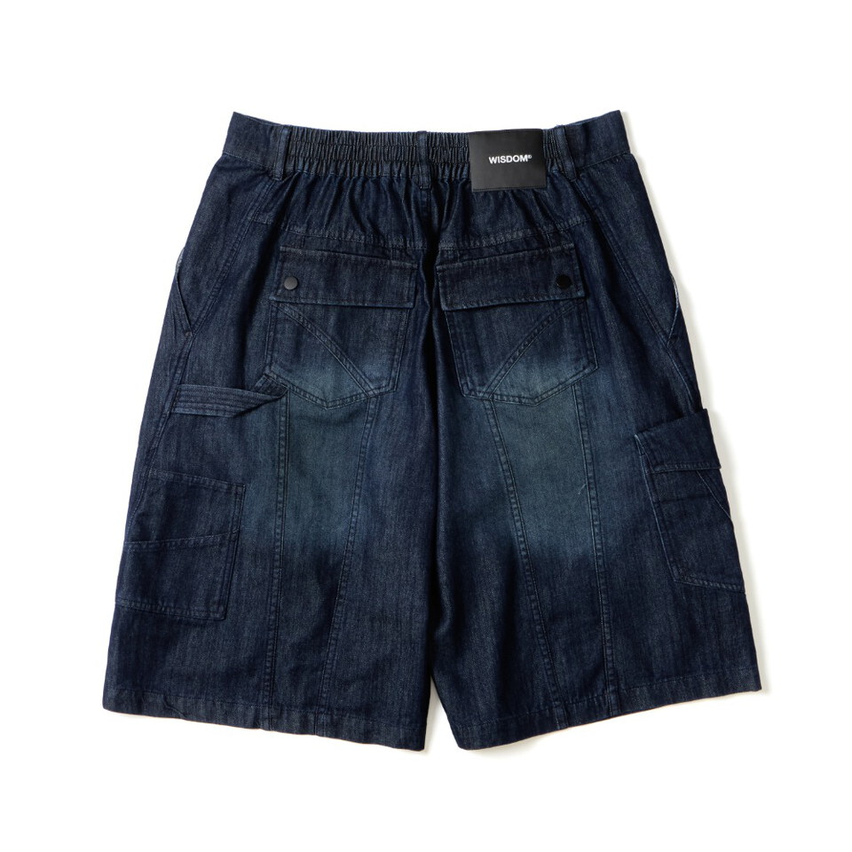 水洗丹寧短褲 WISDOM WASHED DENIM SHORTS