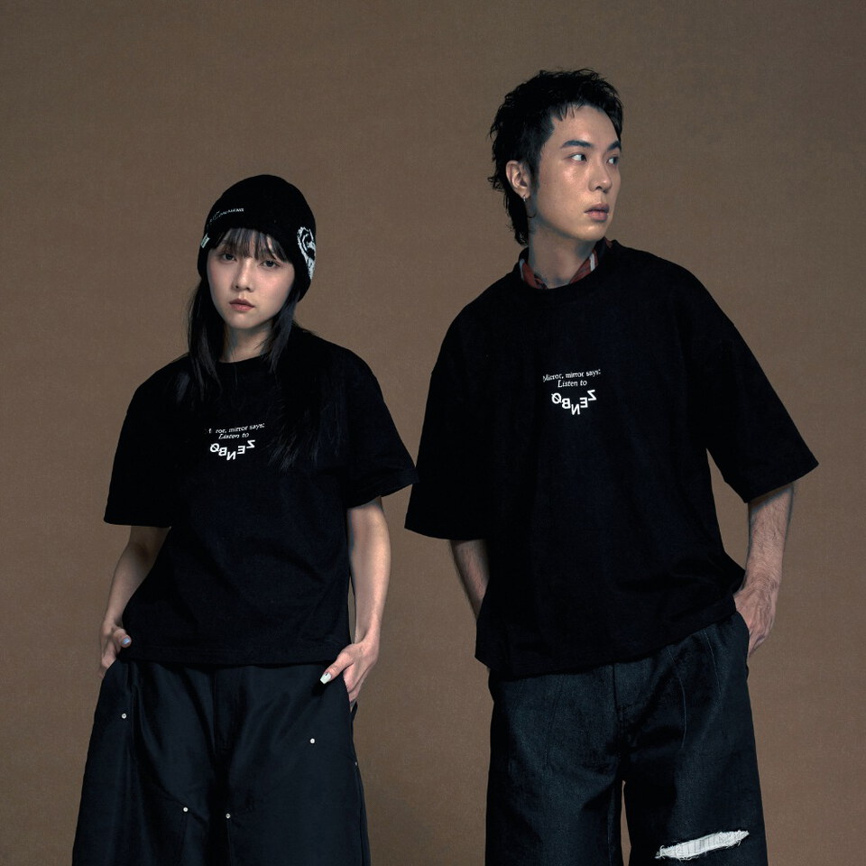 WALL OF SOUND X ZENBO 聯名圖像短TEE