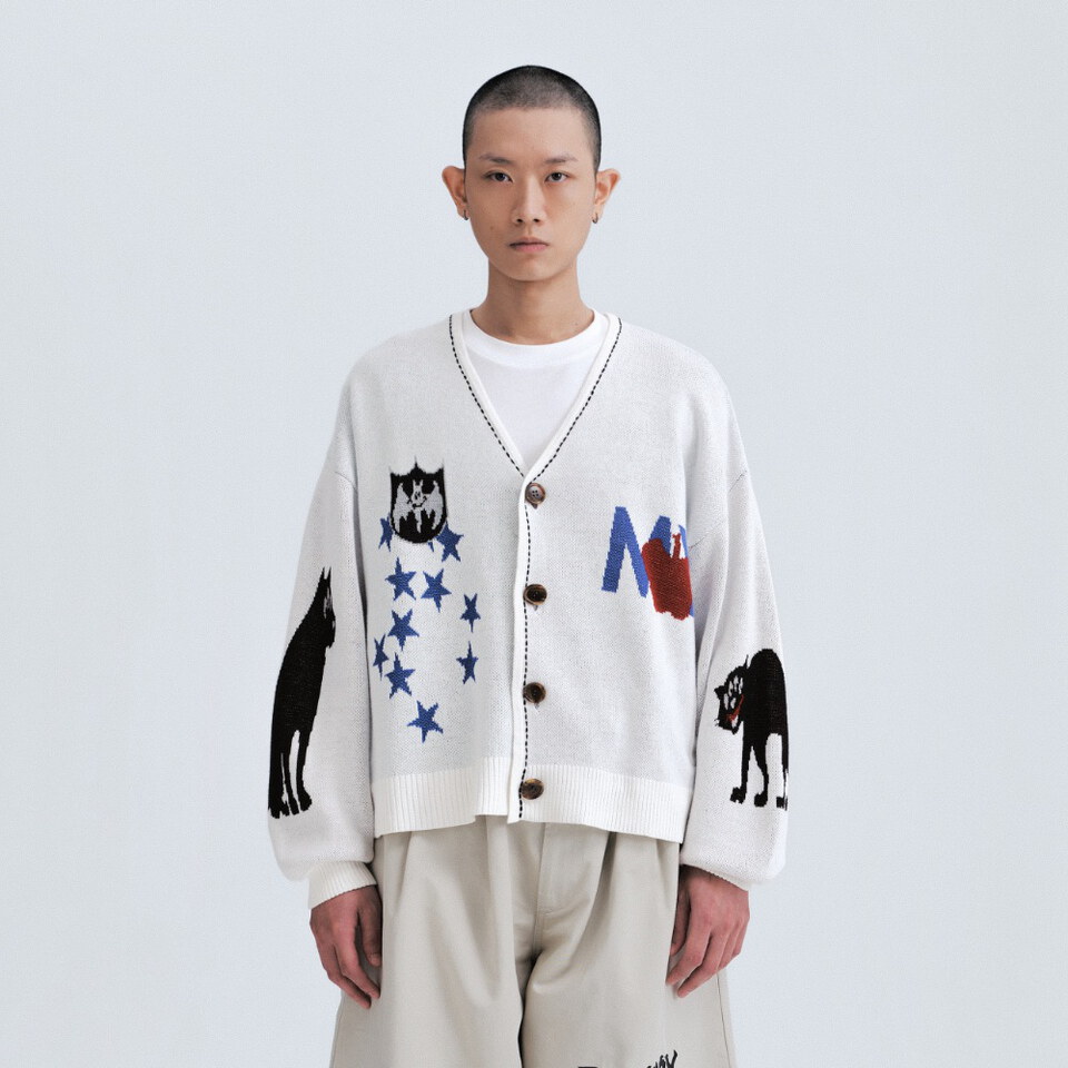 WOS0601-262 圖騰針織外套 2:14