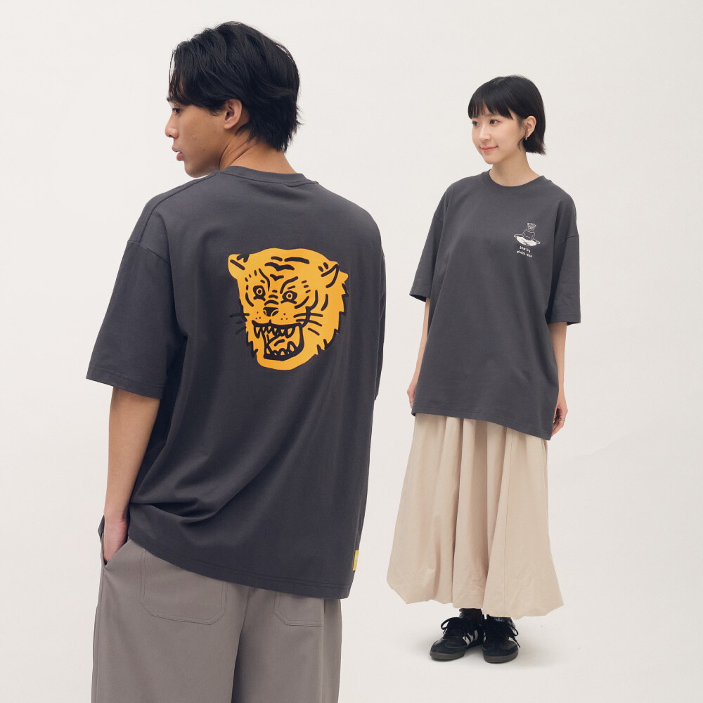 防曬涼感 虎吸吐納詼諧短TEE2.0