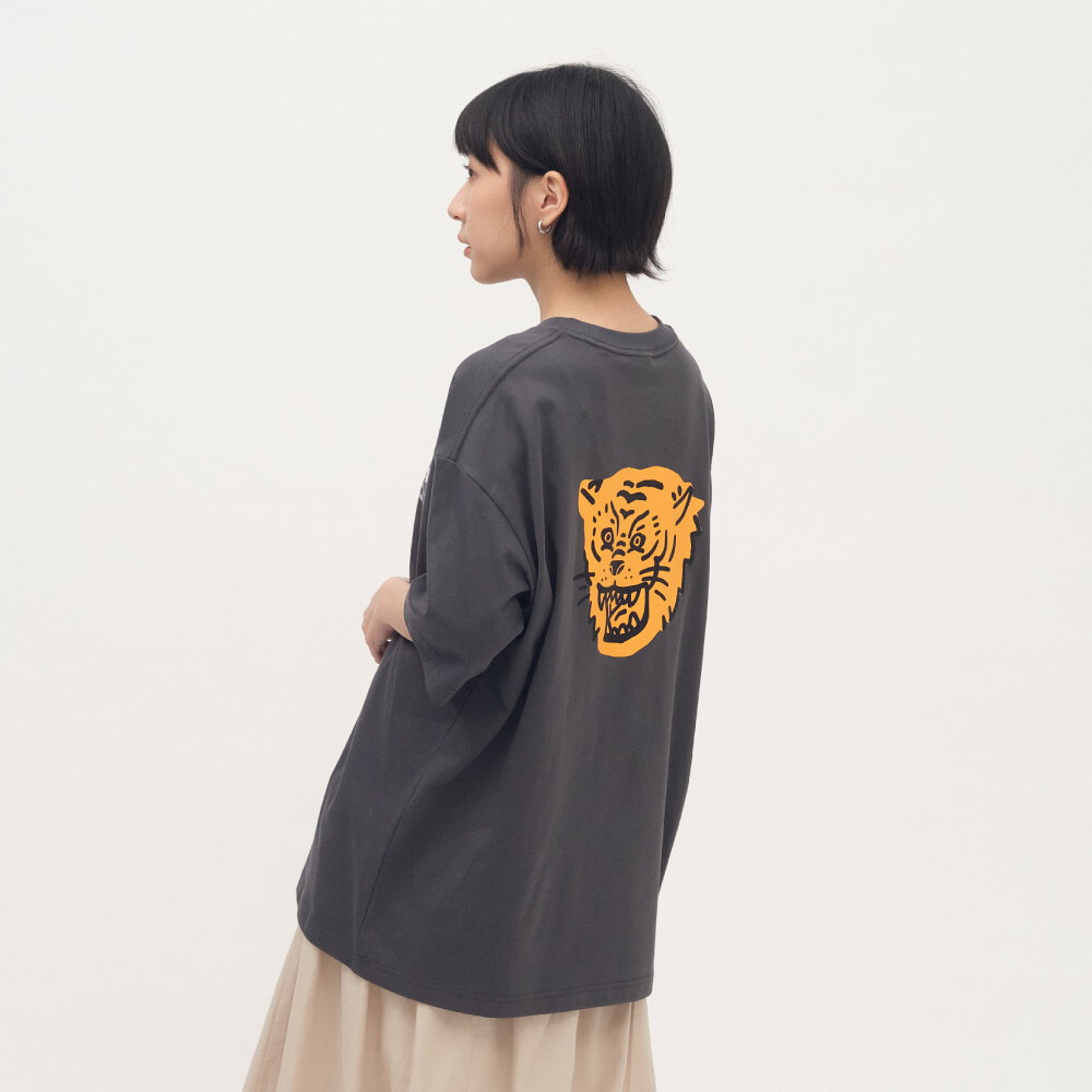 防曬涼感 虎吸吐納詼諧短TEE2.0
