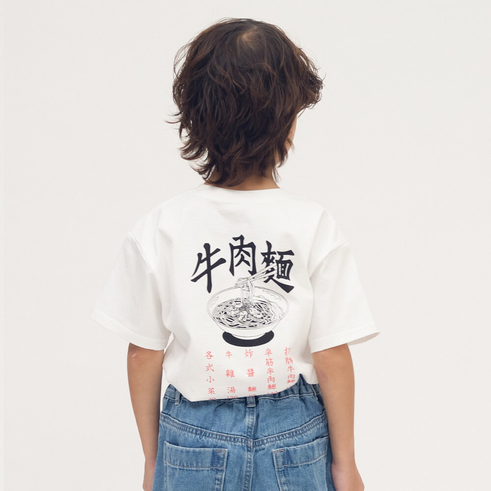 牛肉麵菜單小童TEE