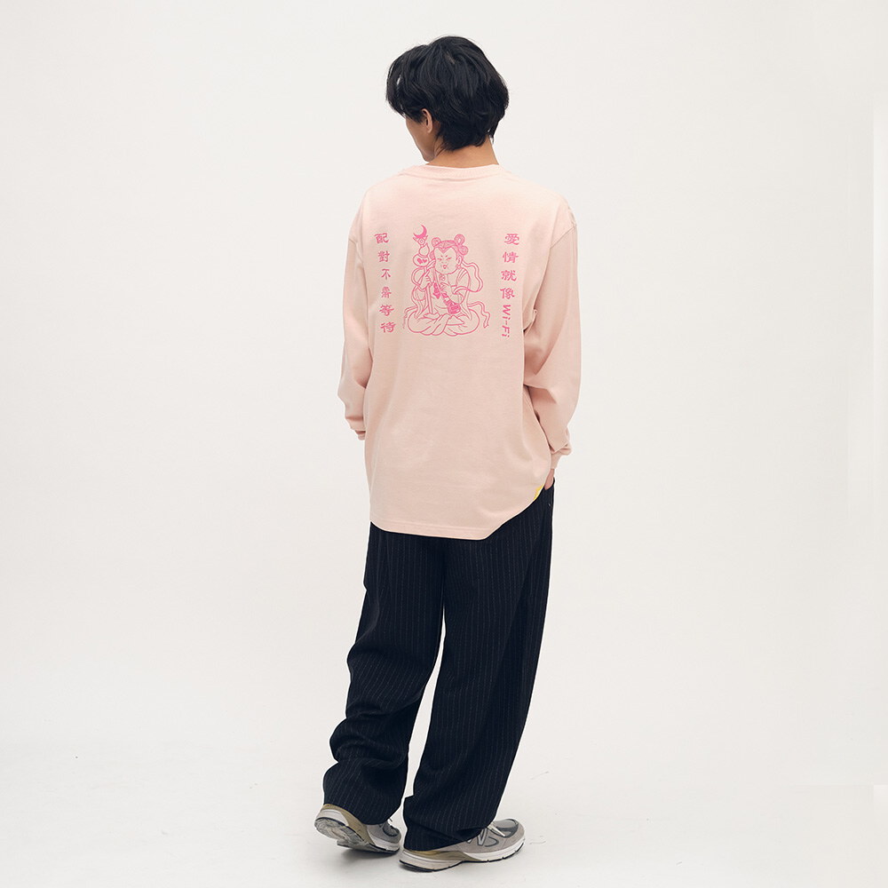 桃花大神保庇愛情長袖TEE