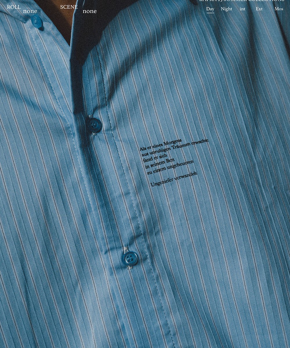 KFK 防潑水耐皺條紋襯衫 SS Side Pocket Shirt