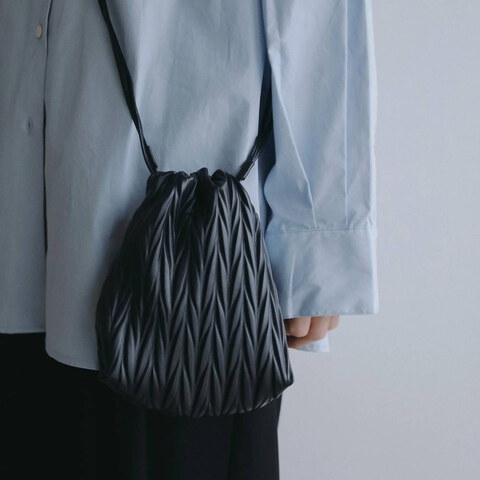 ANK3001-262 束口包 Ecoleather Pleats Purse