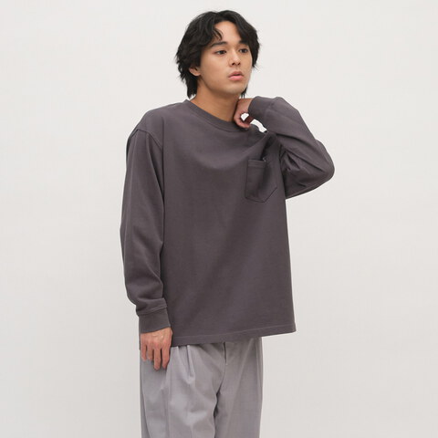 重磅修身秋冬長袖Tee