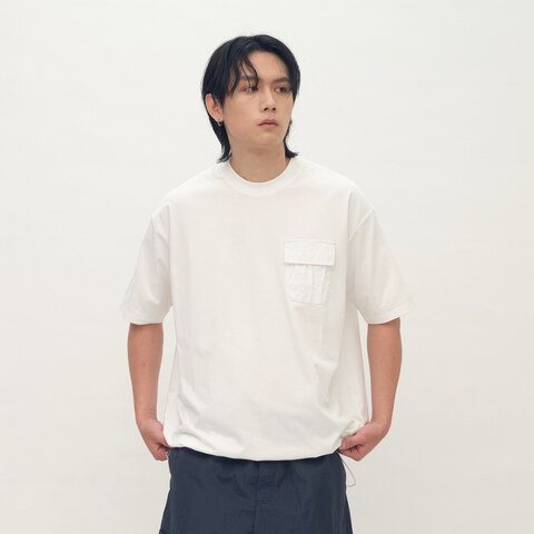 小P社長防潑水口袋短TEE